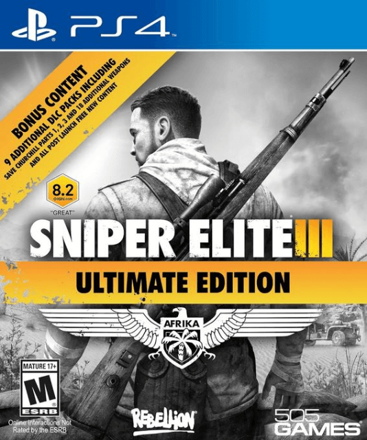 Sniper Elite III [Collector's Edition] box art for Playstation 4